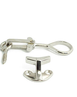 Fönsterlås 280 Zink förnicklad inkl hake, 2st/förp Fönsterlås 280 Zink förnicklad inkl hake, 2st/förp