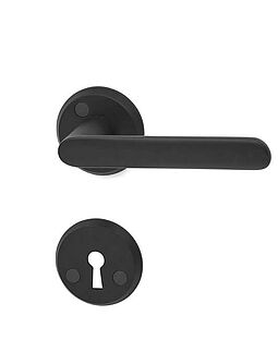 Dörrtrycke New York Svart med nyckelskylt Dörrtrycke New York Svart med nyckelskylt